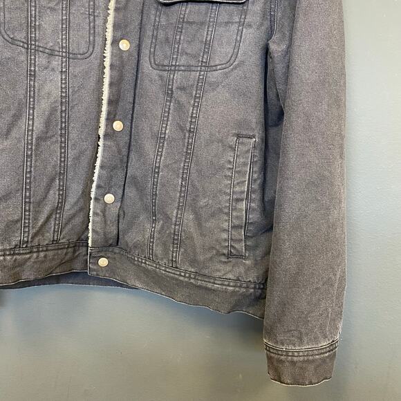 Faherty Timberline Fleece Trucker Coat Men's Large - Picture 3 of 5